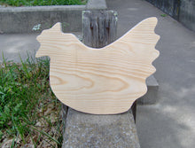 Load image into Gallery viewer, Chicken Unfinished Wood Cutout Farm Craft Supplies