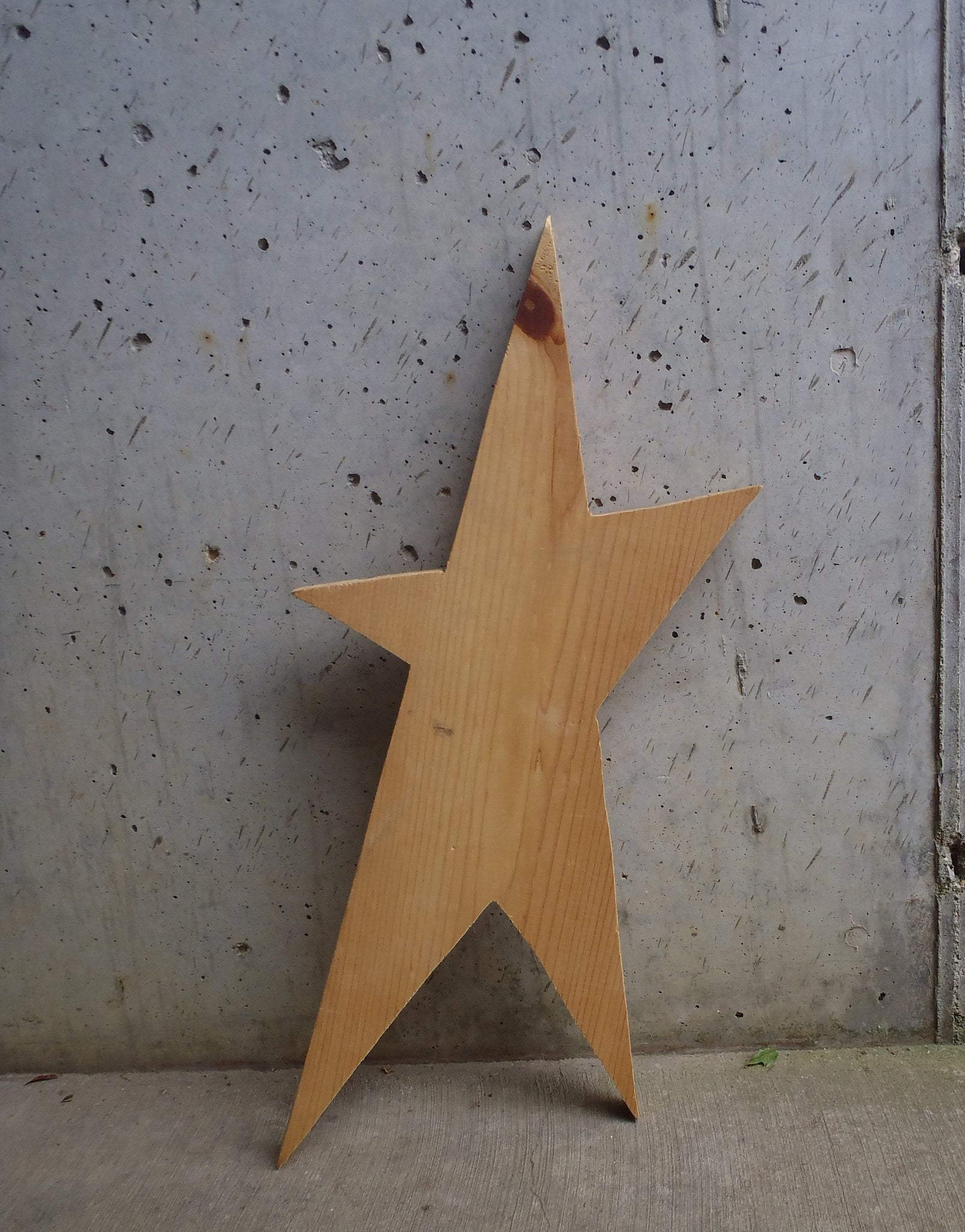 Wooden deals star plaque