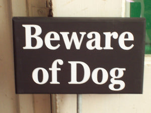 Beware of Dog Wood Vinyl Stake Sign Plaque Outdoor Yard Art Garden Landscape Home Decor Dog Lover Gift New Dog Puppy Dog Signs For Home Pet - Heartfelt Giver