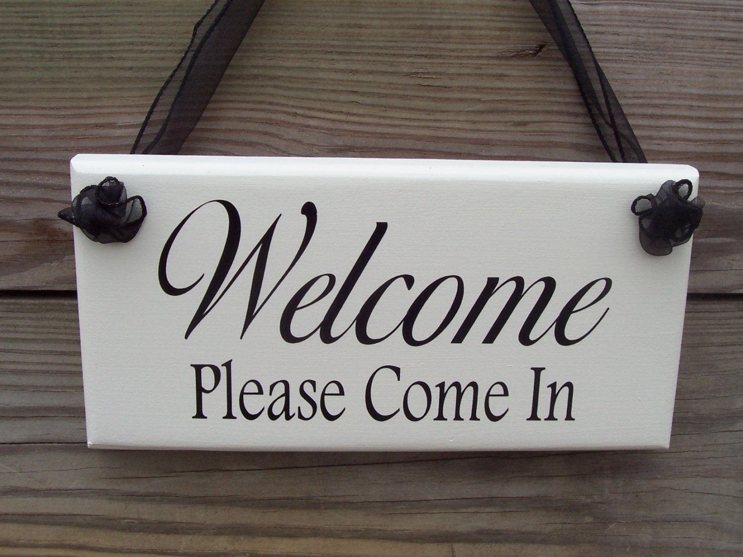 Welcome Come In Welcome Please Come In Signs for Door of House or Office | Heartfelt Giver