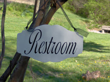 Load image into Gallery viewer, Restroom decorative interior signage to provide direction for your guests by Heartfelt Giver