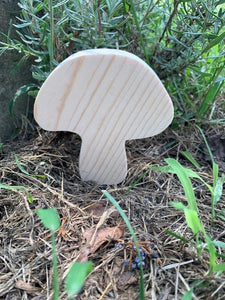Mushroom Wood Shape Cutout for Crafts - Heartfelt Giver