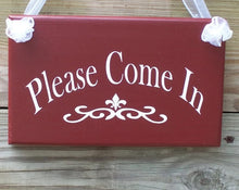Load image into Gallery viewer, Welcoming Door Sign Please Come In or Please Come Again by Heartfelt Giver - Heartfelt Giver