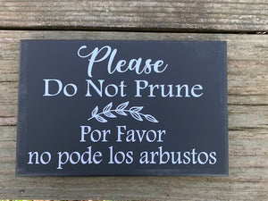 Landscaper Signs Please Do Not Prune Multi Language Yard Signs for Lawn - Heartfelt Giver