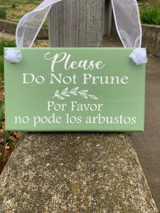 Landscaper Signs Please Do Not Prune Multi Language Yard Signs for Lawn by Heartfelt Giver - Heartfelt Giver