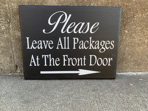 Delivery Sign with Location Options Wood Decor for Homes or Businesses by Heartfelt Giver - Heartfelt Giver