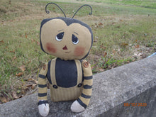Load image into Gallery viewer, Bumble Bee Doll Primitive Country Farmhouse Collectible Cloth Fabric - Heartfelt Giver