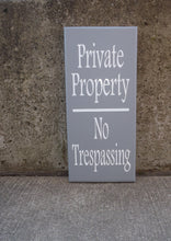 Load image into Gallery viewer, Privacy Vertical Sign Entrance Wall Plaque for Homes or Businesses - Heartfelt Giver