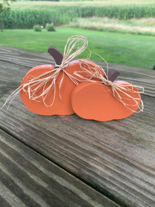 Purple Painted Pumpkins Fall Home Decor - Heartfelt Giver