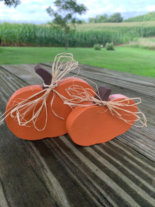 Fall Pumpkin Home Table Centerpiece Accent Decor - Heartfelt Giver