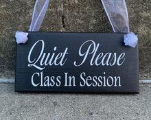 Load image into Gallery viewer, Quiet Please Session Door Sign for Homes Offices Businesses by Heartfelt Giver - Heartfelt Giver