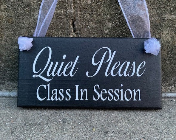 Find My Class Sign Class In Progress Sign