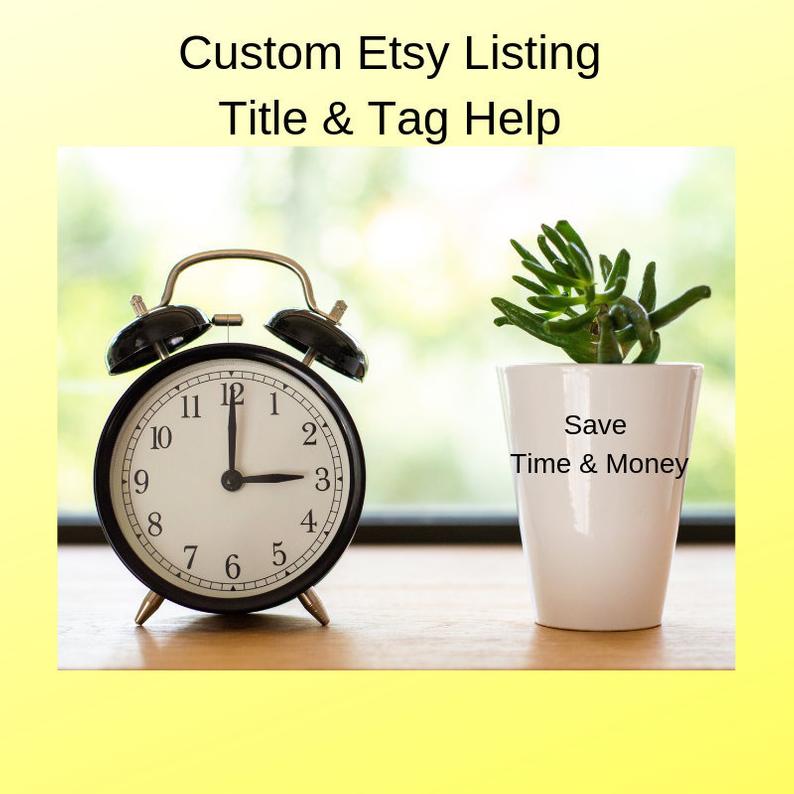 Title Tags Help Etsy Product Listing Assistance SEO Online Business - Heartfelt Giver